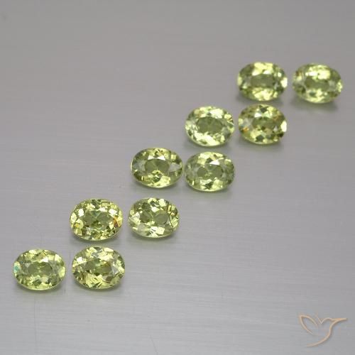 2.09ctw Natural Warm Earthy Green Demantoid Garnet, Oval, VS
