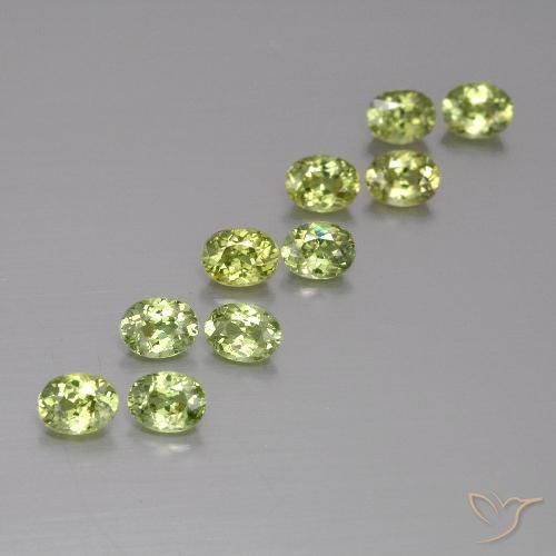 2.08ctw Natural Warm Earthy Green Demantoid Garnet, Oval, VS