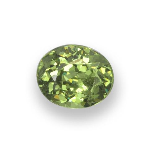 Verde bosque Granate Demantoide Gema - 0.6ct Forma ovalada (ID: 458207)