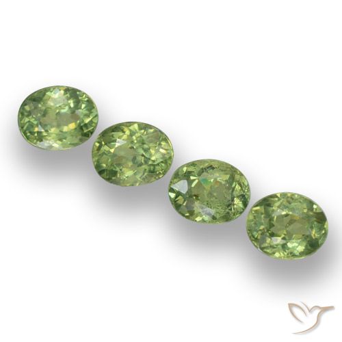 1.48ctw Natural Forest Green Demantoid Garnet, Oval, VS