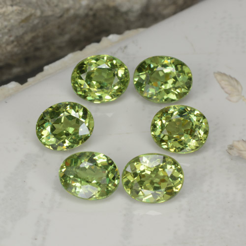 Waldgrün Demantoid-Granat Edelstein - 0.4ct Oval facettiert (ID: 458261)