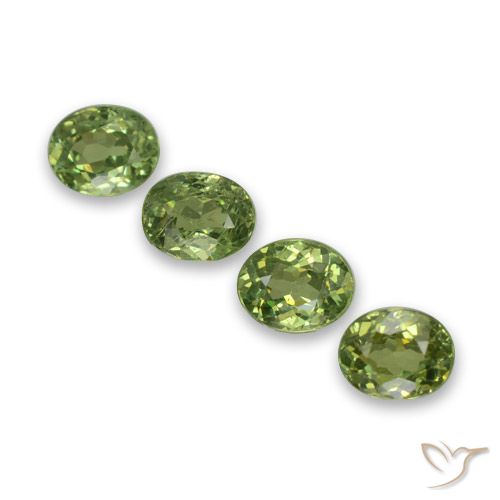 1.48ctw Natural Warm Green Demantoid Garnet, Oval, VS