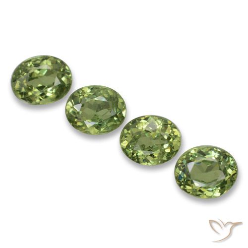 1.88ctw Natural Warm Green Demantoid Garnet, Oval, VS