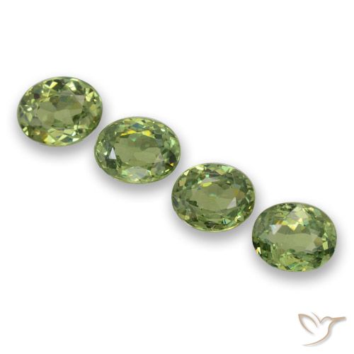 1.49ctw Natural Warm Green Demantoid Garnet, Oval, VS