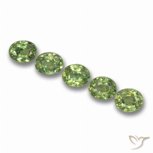 1.89ctw Natural Forest Green Demantoid Garnet, Oval, VS