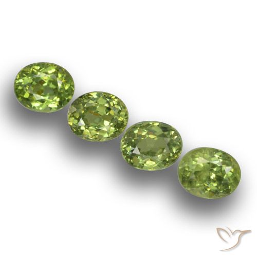 1.53ctw Natural Forest Green Demantoid Garnet, Oval, VS