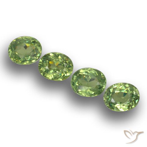 1.68ctw Natural Forest Green Demantoid Garnet, Oval, VS