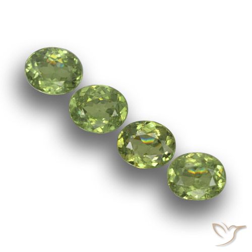 1.51ctw Natural Forest Green Demantoid Garnet, Oval, VS
