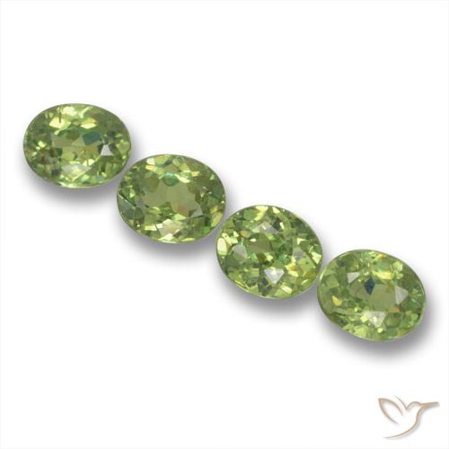 1.73ctw Natural Warm Green Demantoid Garnet, Oval, VS