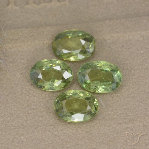 2.14ctw Natural Forest Green Demantoid Garnet, Oval, VS