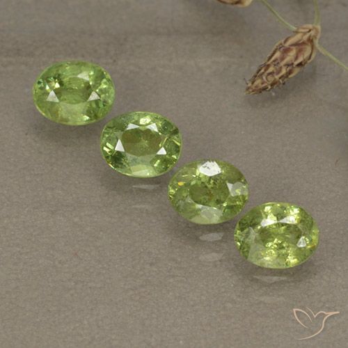 2.04ctw Natural Light Lively Green Demantoid Garnet, Oval, VS-SI