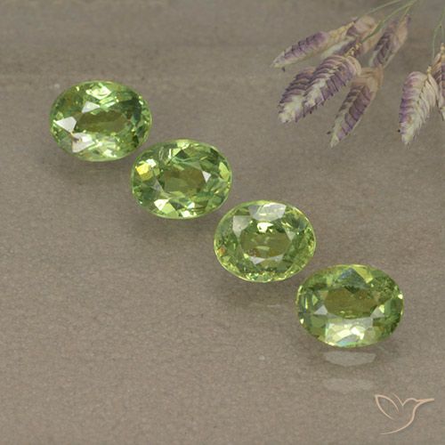 1.83ctw Natural Forest Green Demantoid Garnet, Oval, VS-SI
