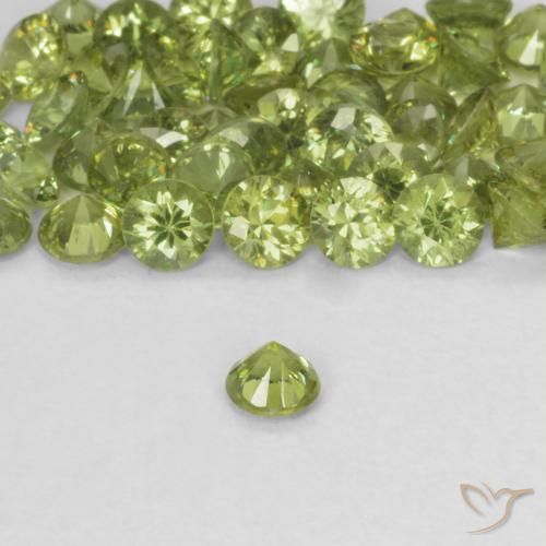 Best Demantoid Garnet for an Eternity Band | Matching Size and Color