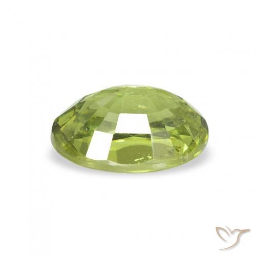 Demantoid Garnet Gemstone in 6 x 4 mm (calibrated) Size for Sale, Demantoid Garnet Stone in Light Lively Green Color
