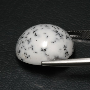 Dendritic Agate Gemstone in 20 x 17.8 mm Size for Sale, Dendritic Agate Stone in Multicolor Color