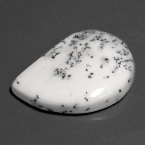 26.63 ct Multicolor Dendritic Agate Gemstone, Dendritic Agate Gem in Fancy Cabochon Shape for Sale.