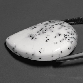 Dendritic Agate Gemstone in 30.9 x 22.8 mm Size for Sale, Dendritic Agate Stone in Multicolor Color