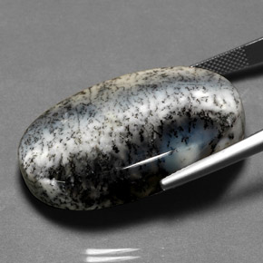 Dendritic Agate Gemstone in 34 x 21.7 mm Size for Sale, Dendritic Agate Stone in Multicolor Color