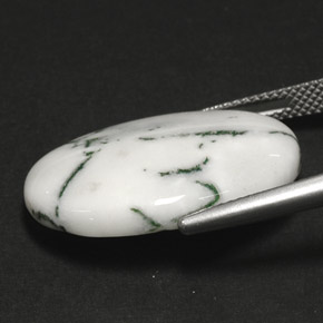 Dendritic Agate Gemstone in 25.1 x 18.1 mm Size for Sale, Dendritic Agate Stone in Multicolor Color
