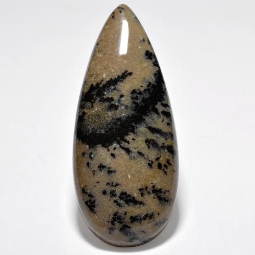 32.5ct Pear Cabochon Multicolor Dendritic Agate for sale thumb image of 32.5ct Pear Cabochon Multicolor Dendritic Agate (ID: 447668)