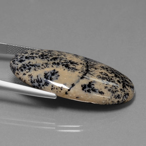 Dendritic Agate Gemstone in 39 x 21.7 mm Size for Sale, Dendritic Agate Stone in Multicolor Color