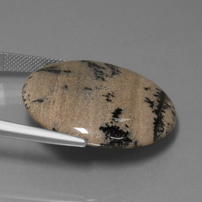 Dendritic Agate Gemstone in 29.7 mm Size for Sale, Dendritic Agate Stone in Multicolor Color