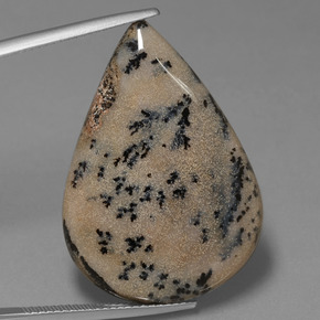 28.3ct Pear Cabochon Multicolor Dendritic Agate for sale thumb image of 28.3ct Pear Cabochon Multicolor Dendritic Agate (ID: 447938)