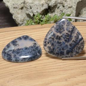 blue dendritic agate