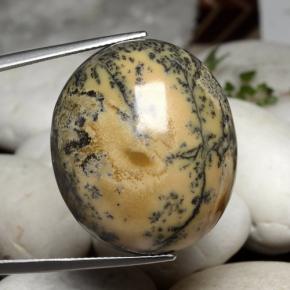 45.4ct Oval Cabochon Multicolor Dendritic Agate for sale thumb image of 45.4ct Oval Cabochon Multicolor Dendritic Agate (ID: 470882)