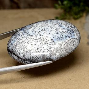 Dendritic Agate Gemstone in 45.5 x 31.8 mm Size for Sale, Dendritic Agate Stone in Multicolor Color