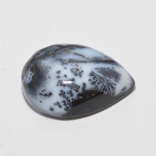 Dendritic Agate Gemstone in 16 x 12 mm (calibrated) Size for Sale, Dendritic Agate Stone in Multicolor Color