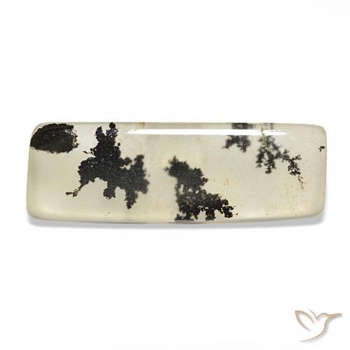 6.39ct Multicolor Dendritic Agate, Baguette, Transparent