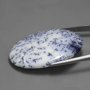 Dendritic Chalcedony Gemstone in 42.6 x 30.7 mm Size for Sale, Dendritic Chalcedony Stone in Multicolor Color