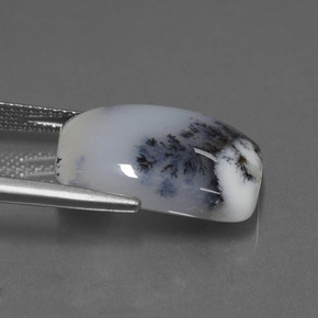 Dendritic Chalcedony Gemstone in 17.9 x 13.2 mm Size for Sale, Dendritic Chalcedony Stone in Multicolor Color