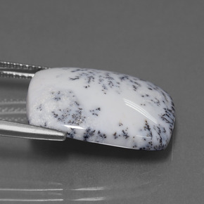 Dendritic Chalcedony Gemstone in 19.8 x 15.1 mm Size for Sale, Dendritic Chalcedony Stone in Multicolor Color