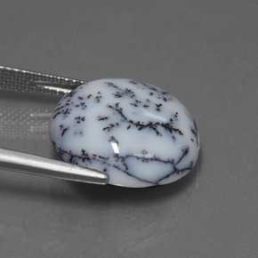 Dendritic Chalcedony Gemstone in 16.3 mm Size for Sale, Dendritic Chalcedony Stone in Multicolor Color