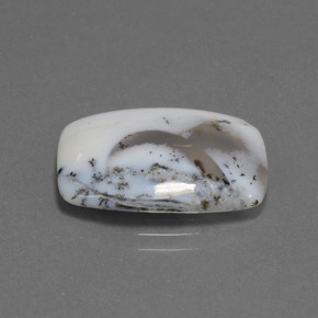 10.32 ct Multicolor Dendritic Chalcedony Stone, Natural Dendritic Chalcedony in Cushion Cabochon Shape for Sale