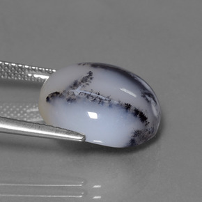 Dendritic Chalcedony Gemstone in 15.1 mm Size for Sale, Dendritic Chalcedony Stone in Multicolor Color