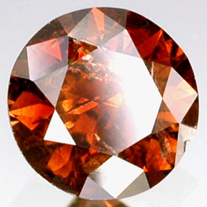 0.62 ct Orange Diamond Stone, Natural Diamond in Diamond-Cut Shape for Sale