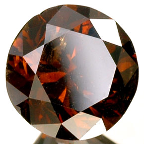 0.85 ct Orange Diamond Stone, Natural Diamond in Diamond-Cut Shape for Sale