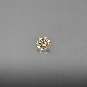0.14 ct Yellow Diamond Gemstone, Diamond Gem in Diamond-Cut Shape for Sale.
