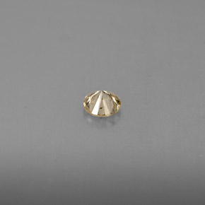 Diamond Gemstone in 3.8 mm Size for Sale, Diamond Stone in Champagne Color