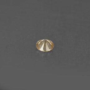 Diamond Gemstone in 3.5 mm (calibrated) Size for Sale, Diamond Stone in Champagne Color