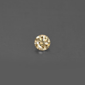 0.14 ct Brown Diamond Stone, Natural Diamond in Diamond-Cut Shape for Sale