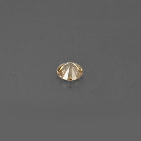 Diamond Gemstone in 3.3 mm Size for Sale, Diamond Stone in Brown Color