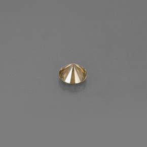 Diamond Gemstone in 3.5 mm (calibrated) Size for Sale, Diamond Stone in Champagne Color