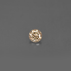0.14 ct Brown Diamond Gemstone, Diamond Gem in Diamond-Cut Shape for Sale.