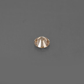 Diamond Gemstone in 3.3 mm Size for Sale, Diamond Stone in Brown Color