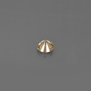 Diamond Gemstone in 3.5 mm (calibrated) Size for Sale, Diamond Stone in Champagne Color