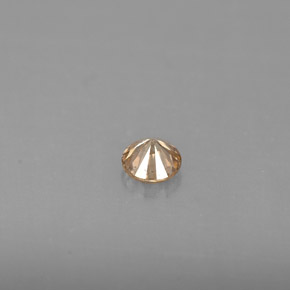 Diamond Gemstone in 3.5 mm (calibrated) Size for Sale, Diamond Stone in Champagne Color